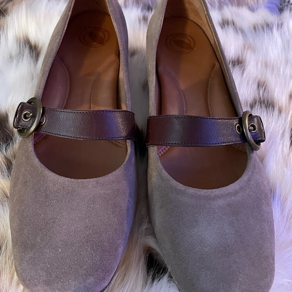 NURTURE SUEDE MARY JANE SHOES SIZE 10 - Picture 2 of 7